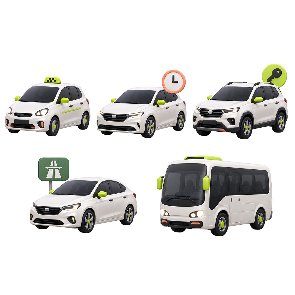 GaadiGo city, rental, intercity and bus vehicles